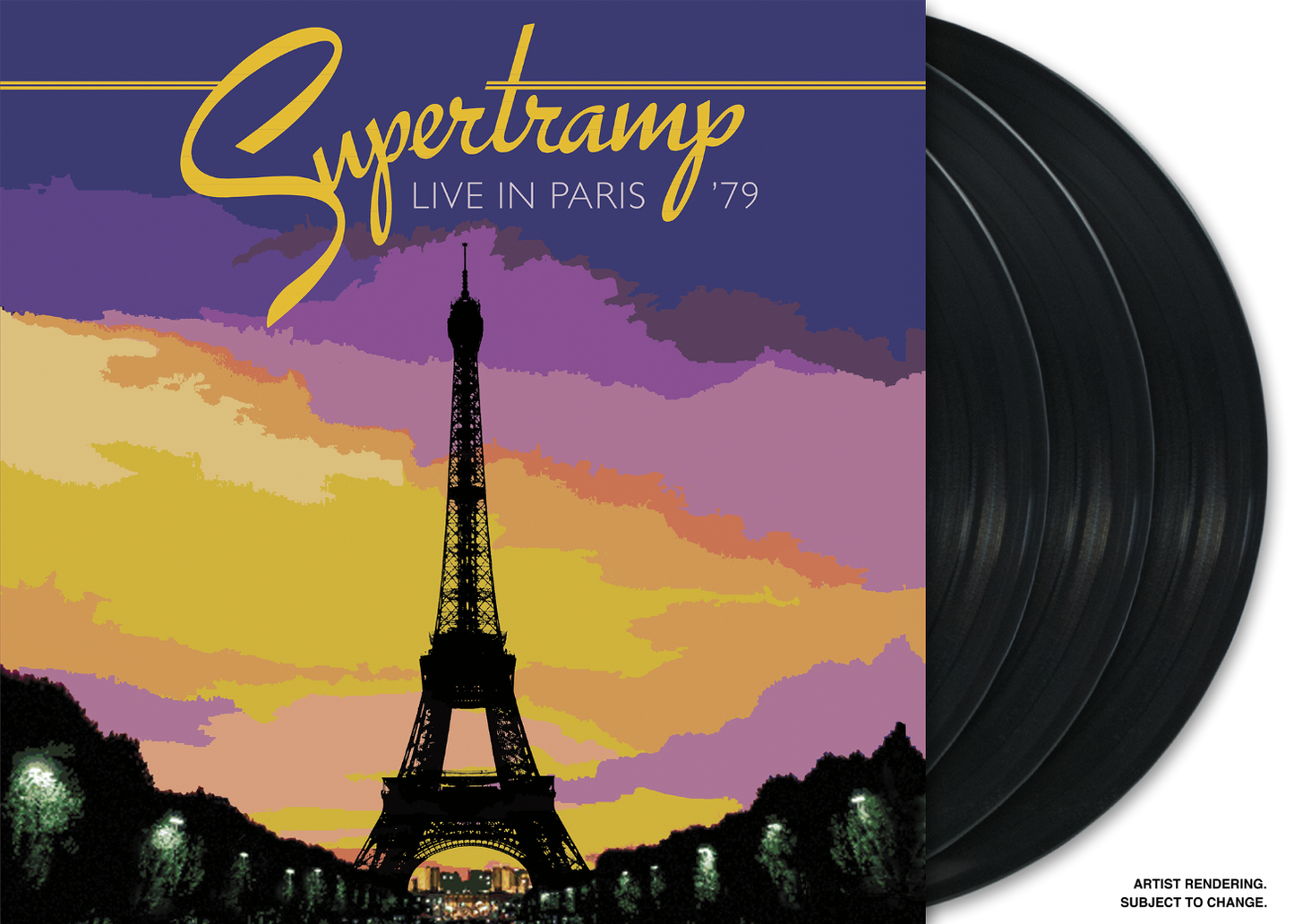 Supertramp - Live in Paris '79 - 3LP Black Vinyl