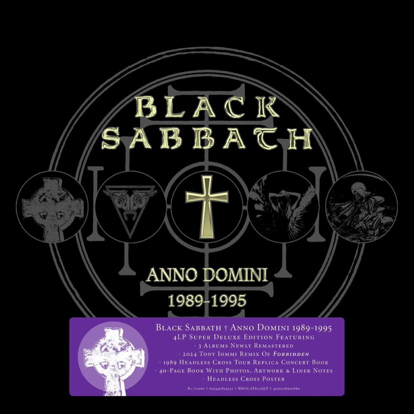 Black Sabbath - Anno Domini 1989-1995 : Super Deluxe 4x Vinyl LP Box Set