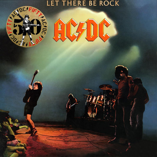 AC/DC - Let There Be Rock : 50th Anniversary gold vinyl re-issue