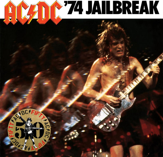 AC/DC - 74 Jailbreak : 50th Anniversary gold vinyl re-issue