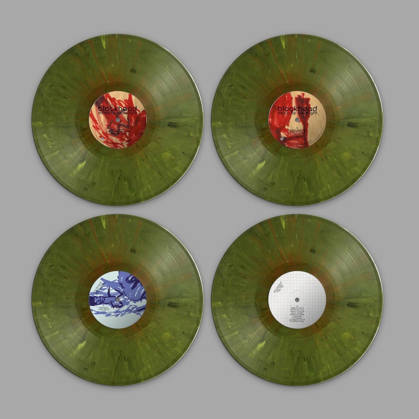 Blockhead - Music By Cavelight 20 Year Anniversary Reissue, 4LP Coloured Vinyl