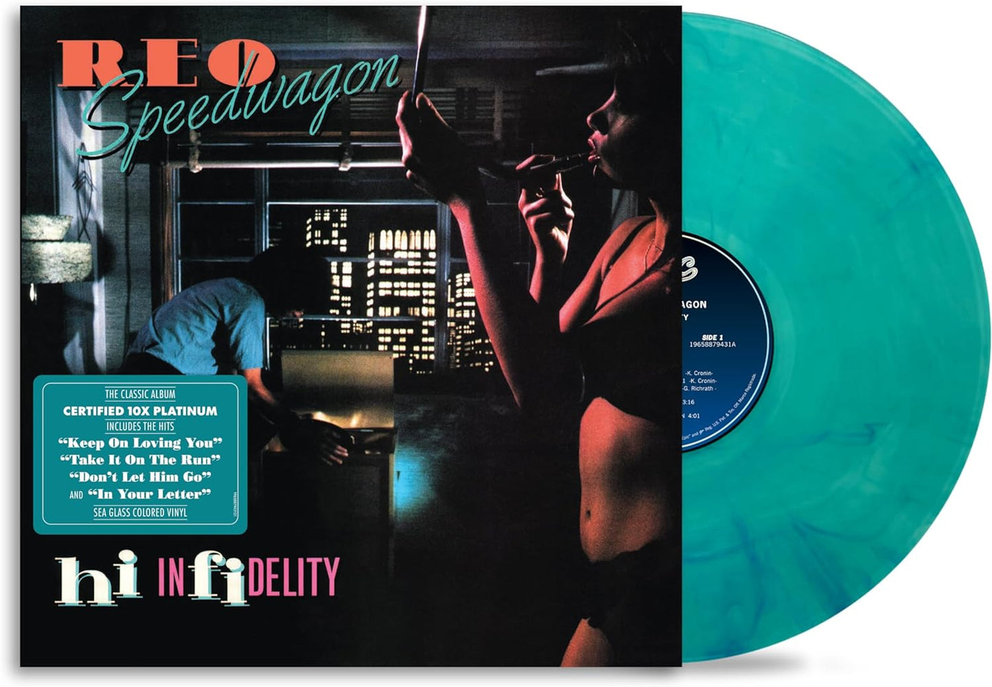 REO Speedwagon - Hi Infidelity : Limited Sea Glass Coloured Vinyl