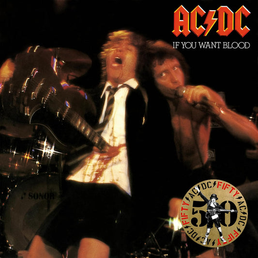 AC/DC - If You Want Blood You've Got It : 50th Anniversary gold vinyl re-issue