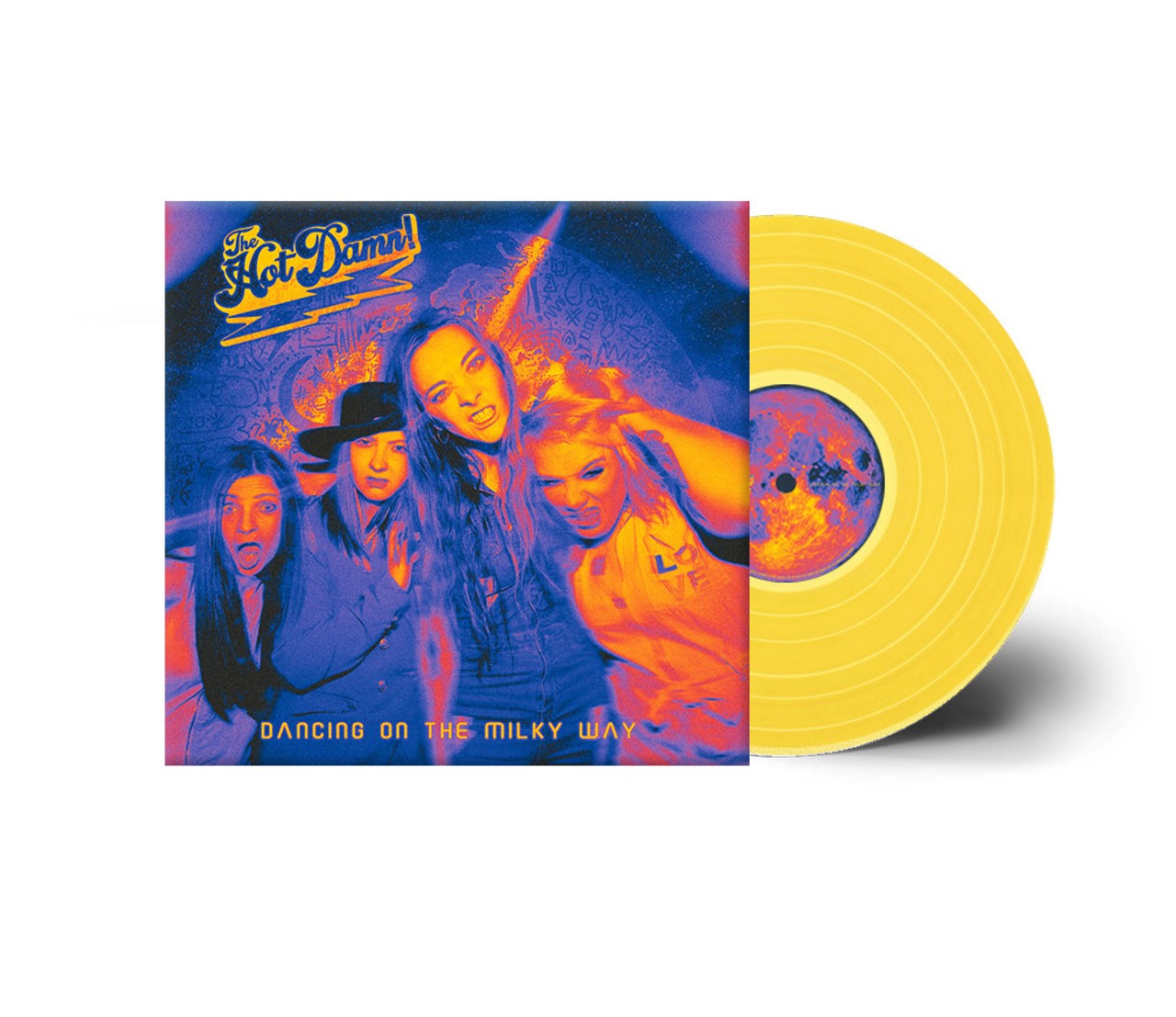 The Hot Damn! - Dancing On The Milky Way: Yellow Vinyl