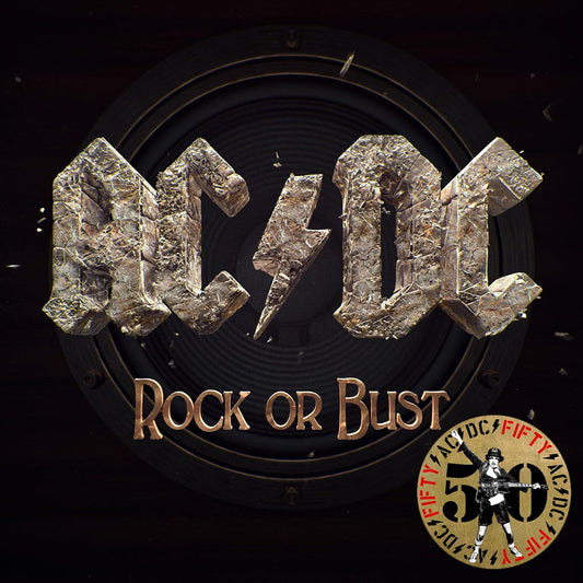 AC/DC - Rock Or Bust : 50th Anniversary gold vinyl re-issue