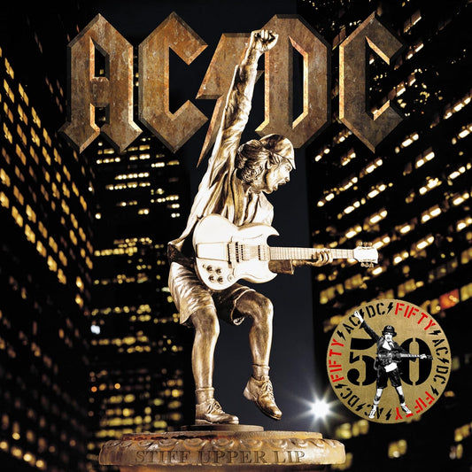 AC/DC - Stiff Upper Lip : 50th Anniversary gold vinyl re-issue