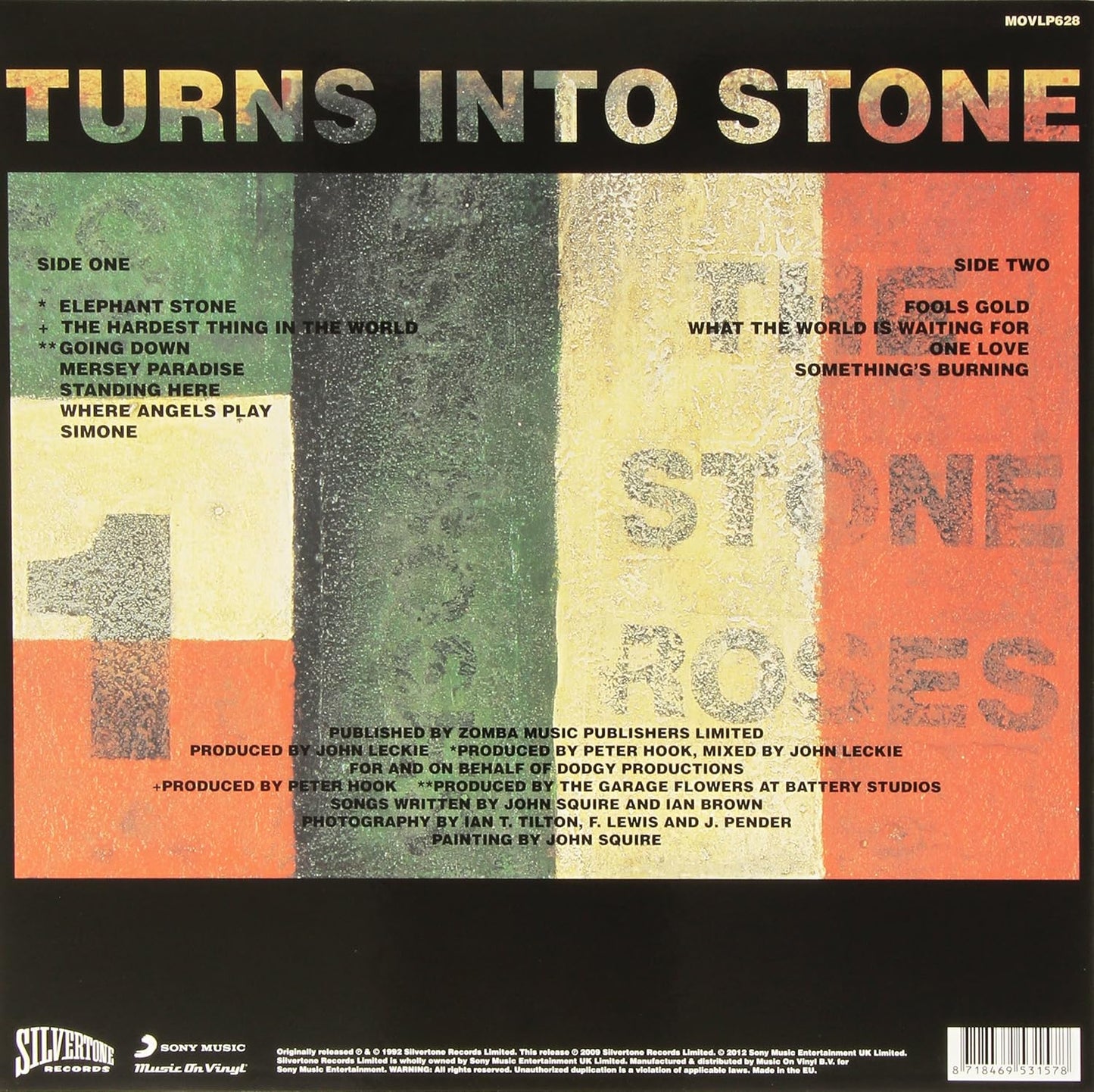 The Stone Roses - Turns Into Stone - 180g Audiophile Vinyl