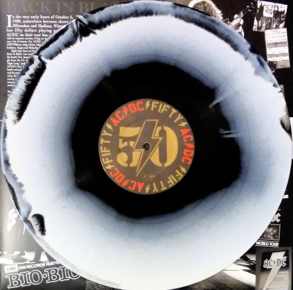 AC/DC – Back In Black - Limited Edition Black and White Swirl Vinyl