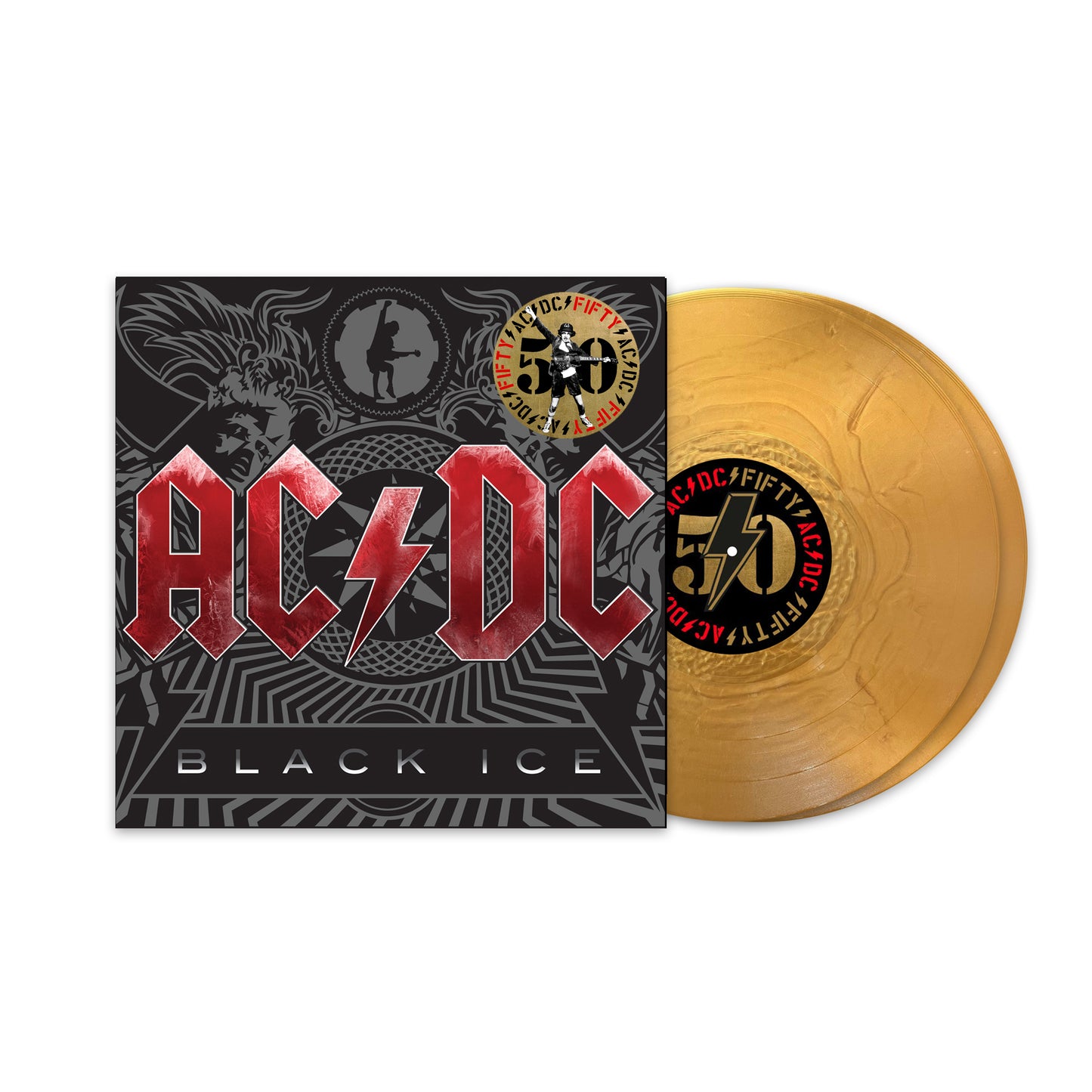 AC/DC - Black Ice - 50th Anniversary Edition Gold Vinyl