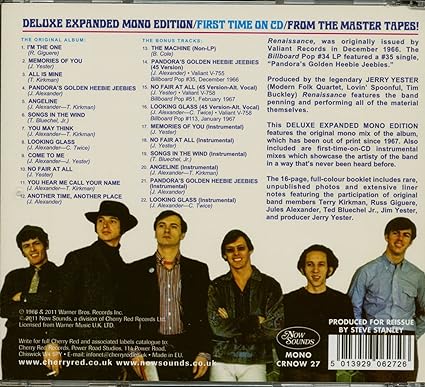 The Association - Renaissance - Deluxe Expanded Mono Edition - CD (Super Rare)