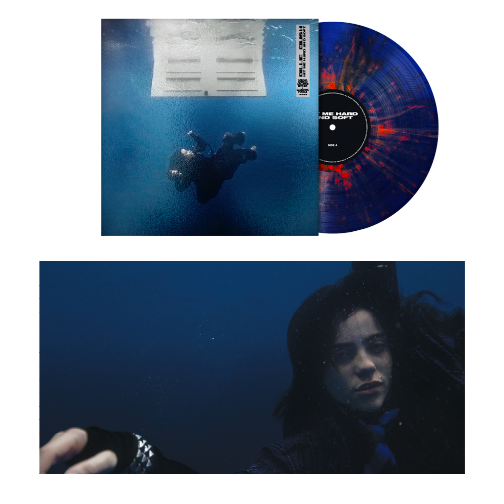 Billie Eilish - HIT ME HARD AND SOFT - Blue and Orange Splatter Vinyl