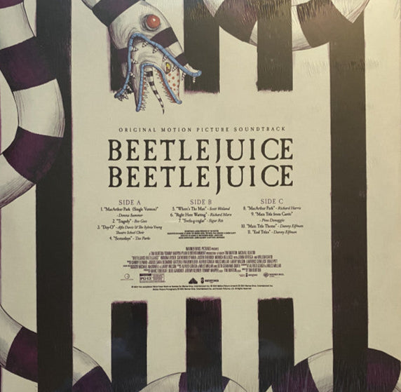 Beetlejuice Beetlejuice Original Soundtrack - Limited, Purple, White Smoke and Fluorescent Green 2LP