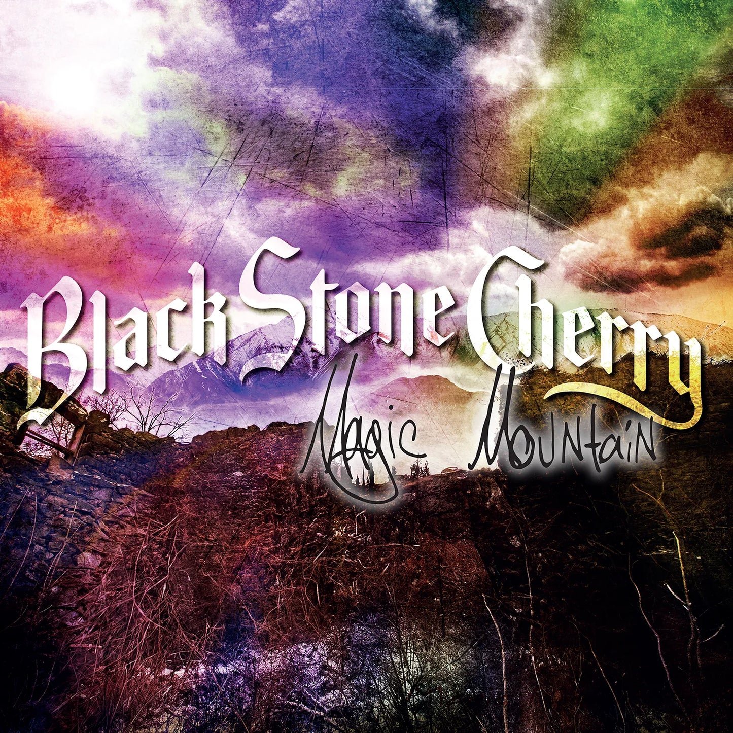 Black Stone Cherry - Magic Mountain - Limited Numbered Gold Purple Marble Vinyl