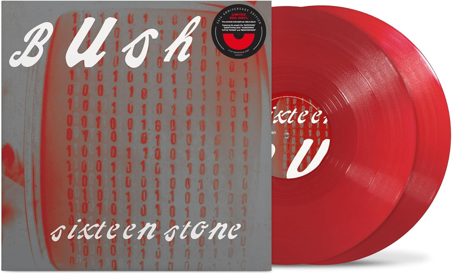 Bush - Sixteen Stone (30th Anniversary Edition) Limited 2LP Red Vinyl