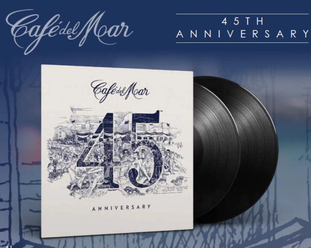 Cafe Del Mar - 45th Anniversary - 2LP Black Vinyl (Various Artists)