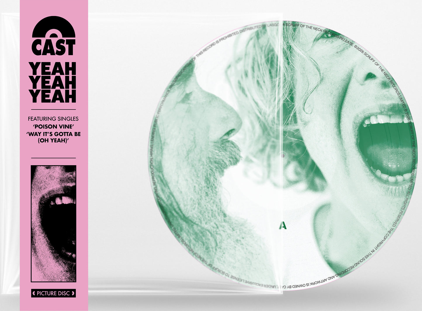 CAST - YEAH YEAH YEAH - Limited Edition Picture Disc Vinyl