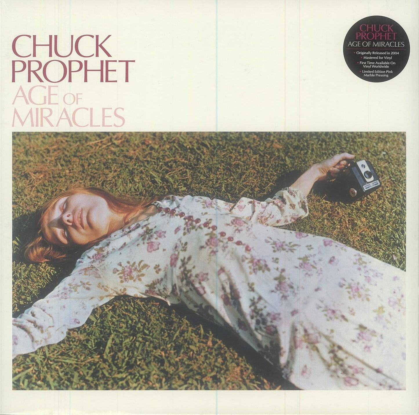 Chuck Prophet - Age Of Miracles - Limited Edition Pink Vinyl