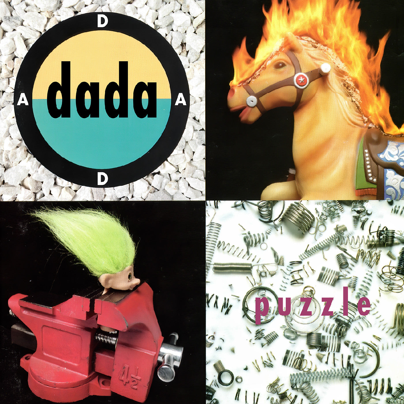 Dada - Puzzle - Remastered Expanded 2LP Green & Yellow "TROLL HAIR" Vinyl