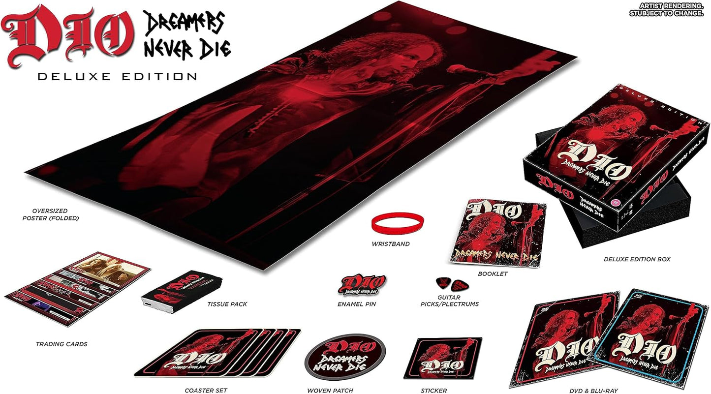Dio - Dreamers Never Die - Deluxe Blu-ray + DVD Box, Set