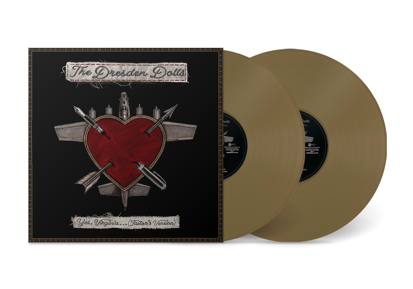 The Dresden Dolls - Yes, Virginia…(Tailor's Version) - 2LP Gold Vinyl