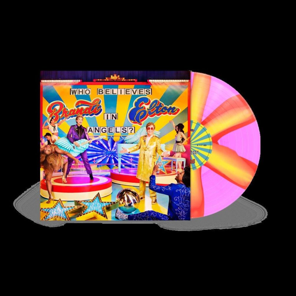 Elton John & Brandi Carlile - Who Believes In Angels? Limited Edition Pink Spiral Vinyl