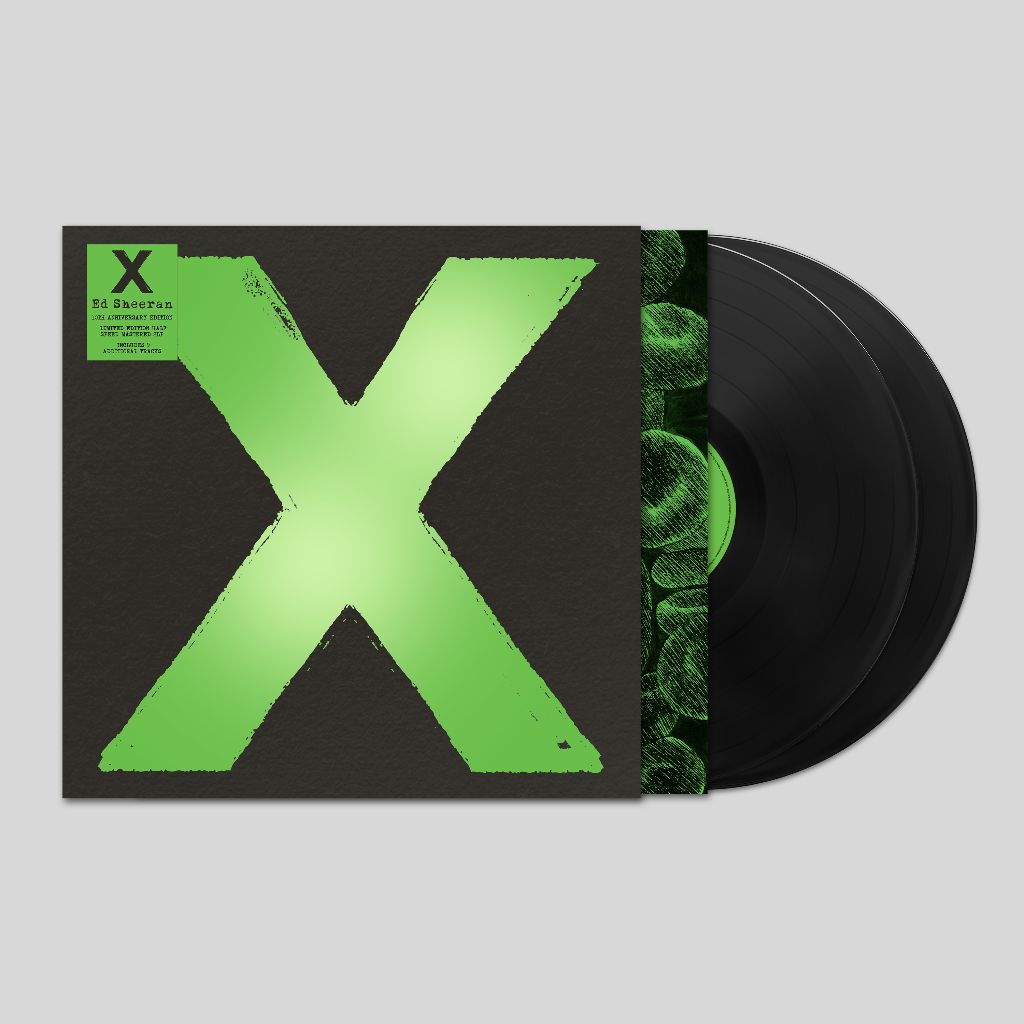 Ed Sheeran - X (10th Anniversary) 2LP Black Vinyl Half Speed Master