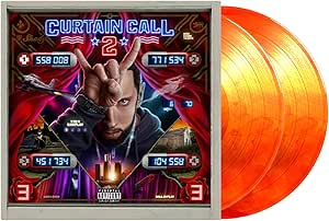 Eminem - Curtain Call 2 - Fluorescent Orange Double Vinyl