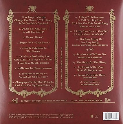Fall Out Boy - From Under The Cork Tree - Vinyl (re-issue) Gatefold Sleeve