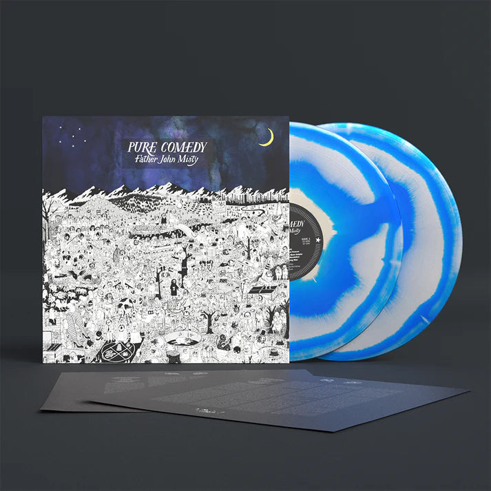 FATHER JOHN MISTY - Pure Comedy - 2LP Blue & White Corona Coloured Vinyl