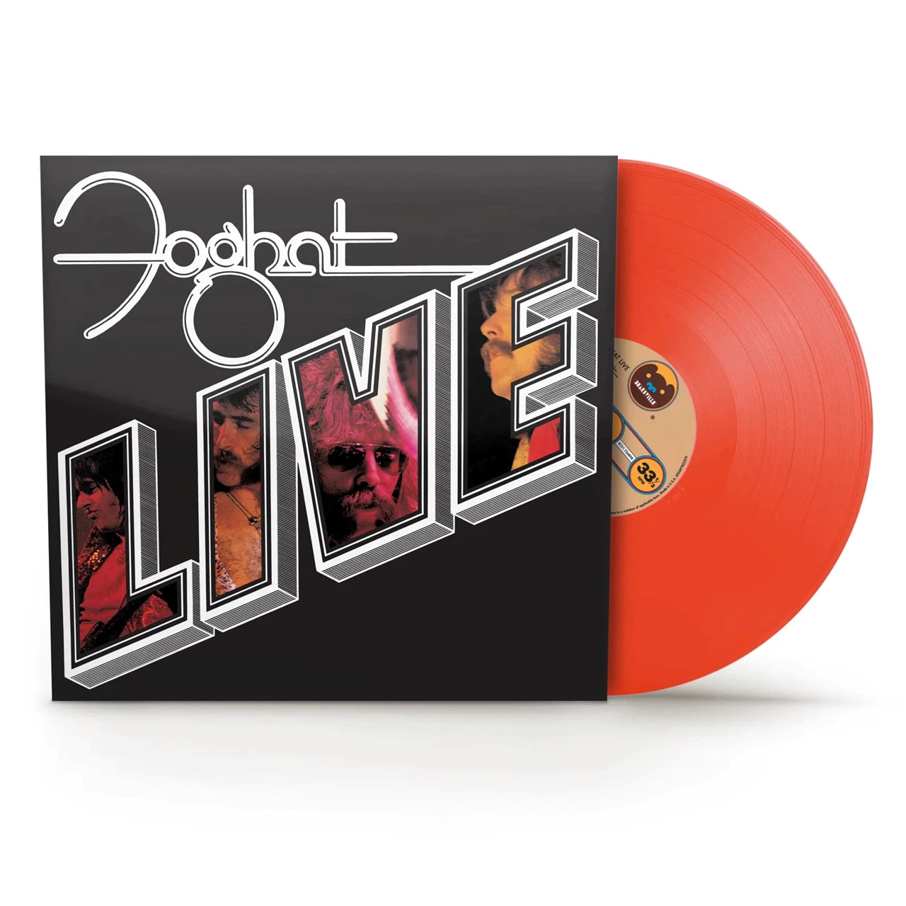 Foghat - Live - Limited Edition Transparent Orange Vinyl