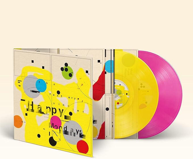 Happy Mondays - The Factory Singles - 2LP Yellow & Magenta Vinyl