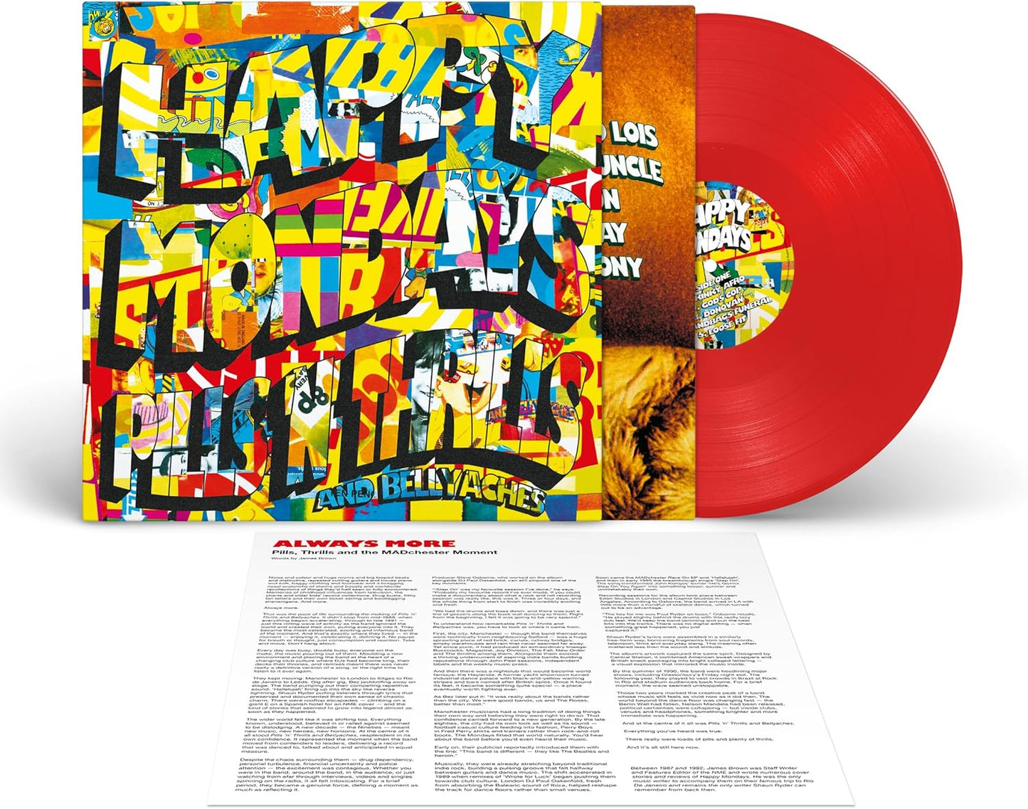 Happy Mondays - Pills ‘n’ Thrills and Bellyaches - Red Vinyl