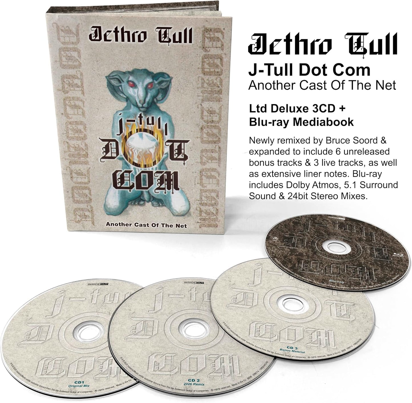 Jethro Tull - J-Tull Dot Com: Another Cast Of The Net - 3CD + Blu-ray