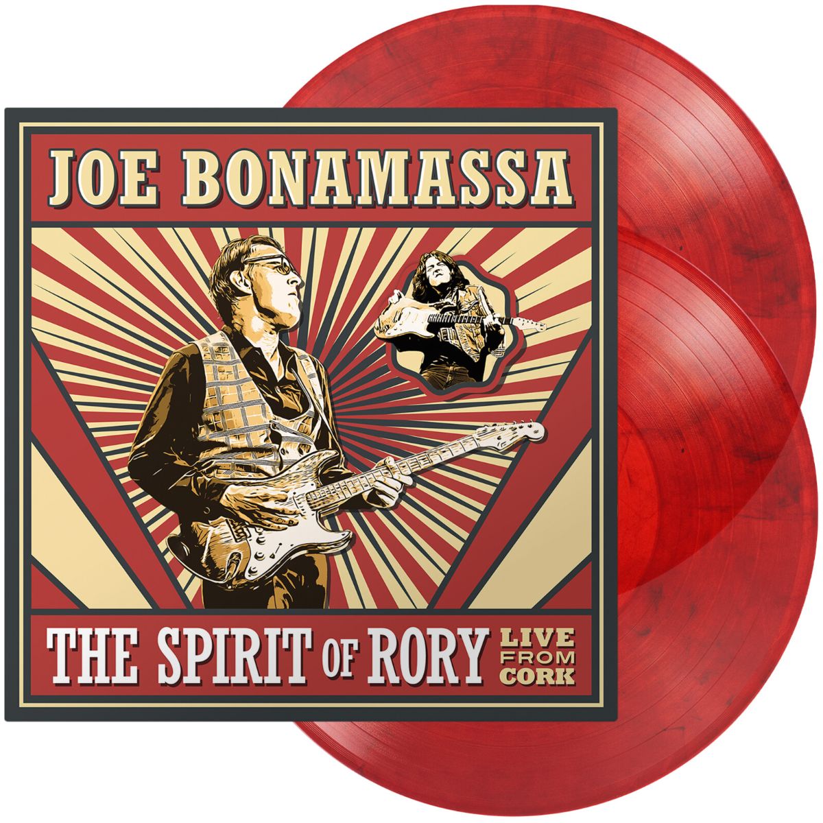 Joe Bonamassa - The Spirit Of Rory - Live From Cork - 2LP Red Marble Vinyl