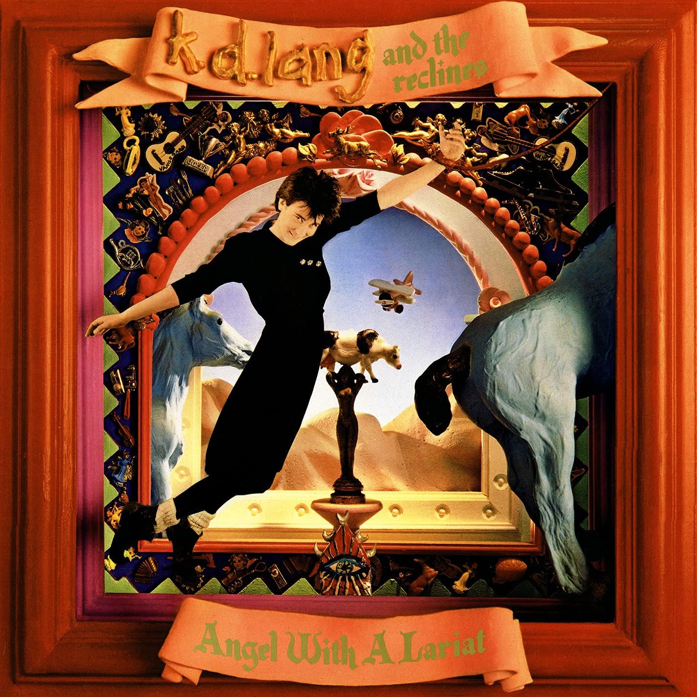 K.D. Lang and the Reclines - Angel With A Lariat - Red Translucent Vinyl