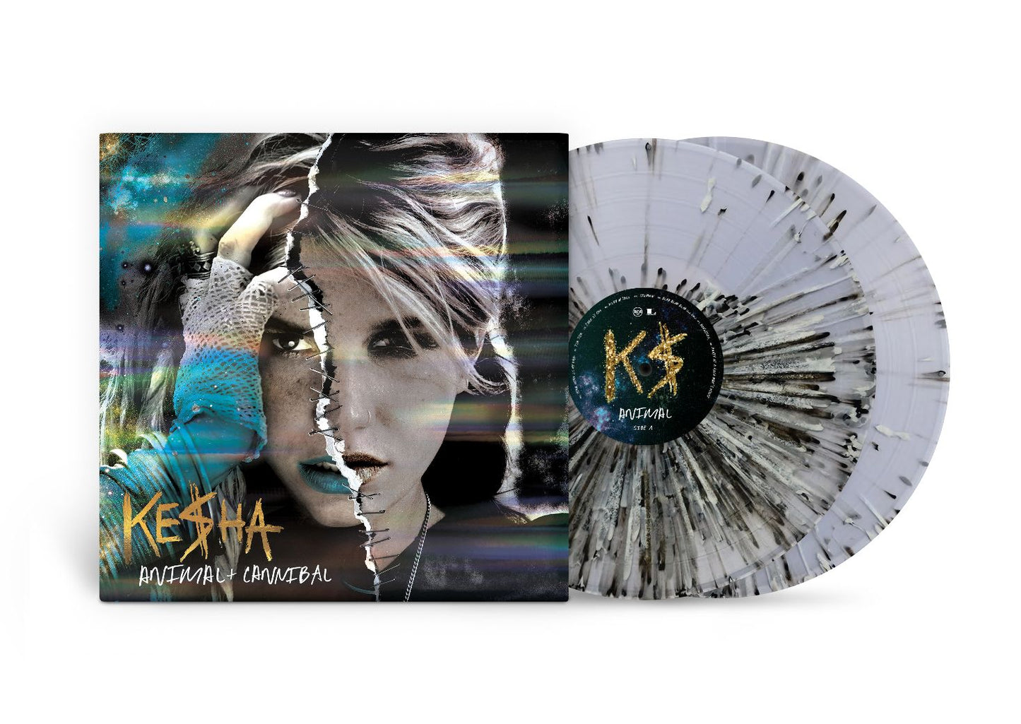 Kesha - Animal + Cannibal (15th Anniversary) 2LP Black & White Splatter Vinyl