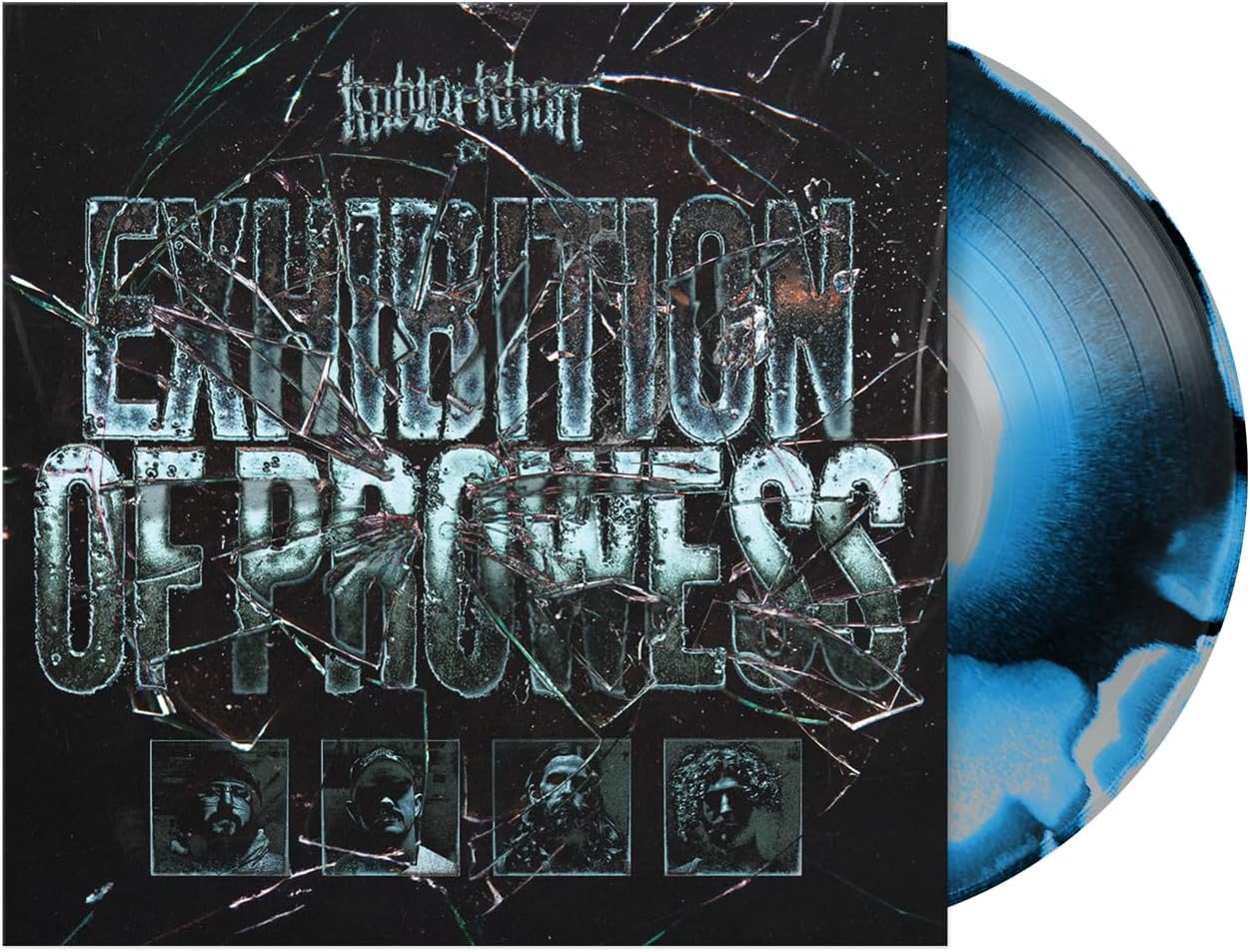 Kublai Khan TX - Exhibition Of Prowess - Black, Silver and Blue Smush Vinyl