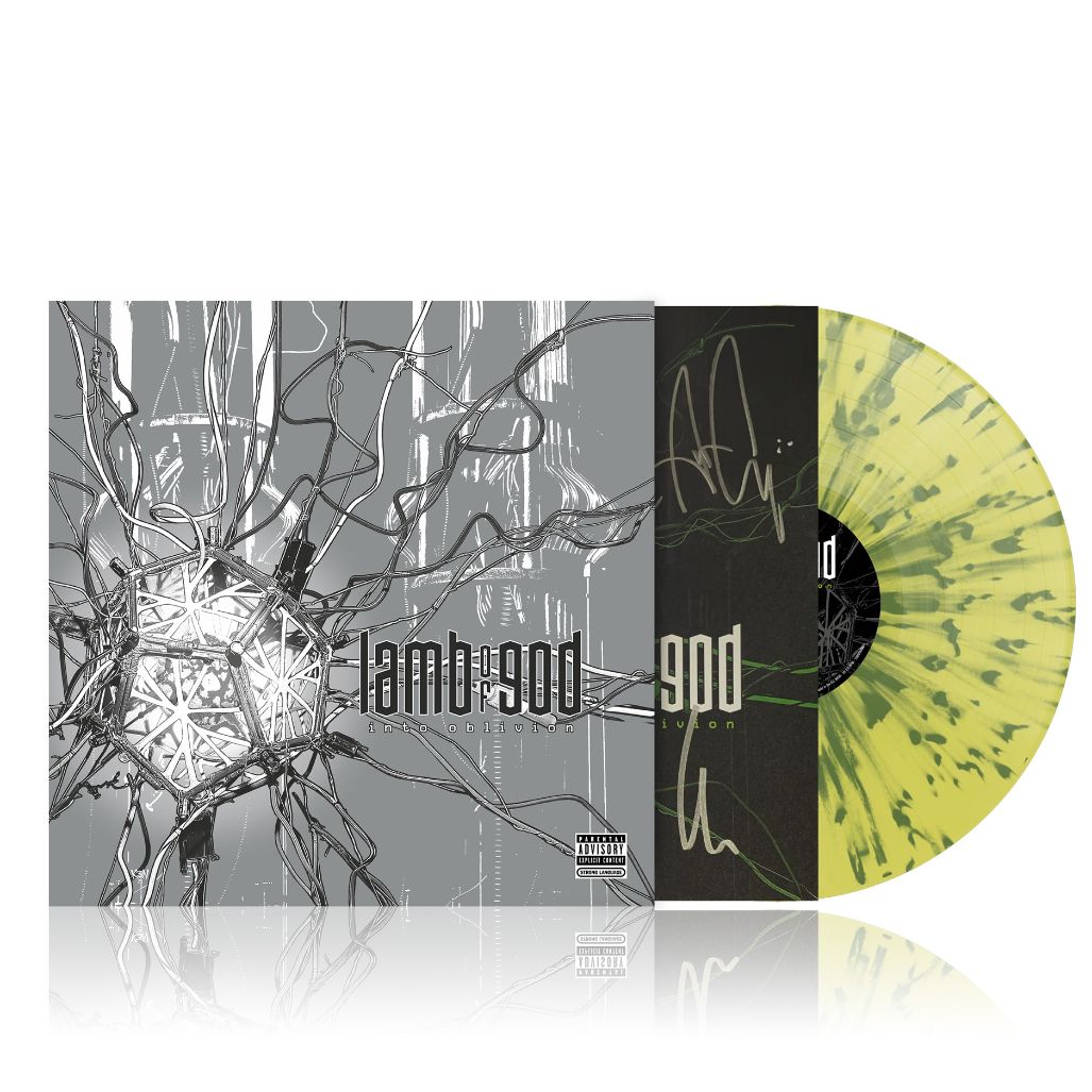 Lamb of God - Into Oblivion - 140g Vinyl (Transparent Light Yellow & Green splatter LP w/ signing card)