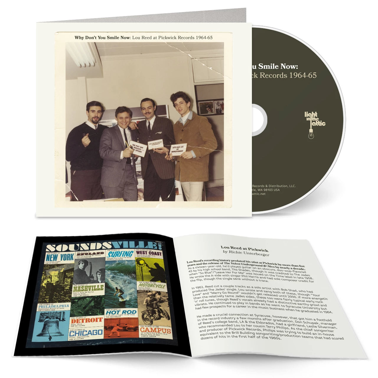 Why Don't You Smile Now: Lou Reed at Pickwick Records 1964-1965 - CD