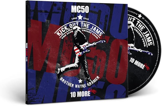 MC50 - 10 More (Celebrating 50 Years of MC5 – Recorded Live in Concert - CD