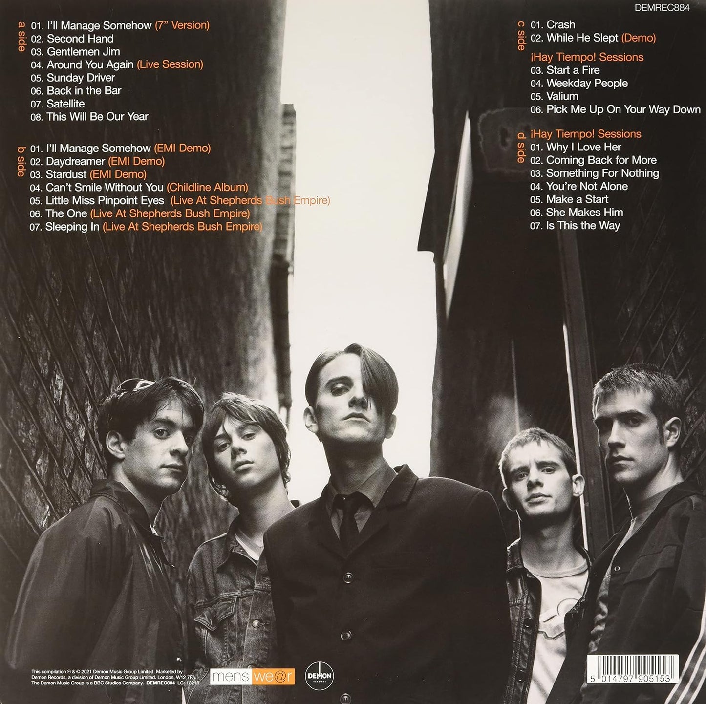 Menswe@r - Extra Material - 2LP 180g Orange and White Vinyl