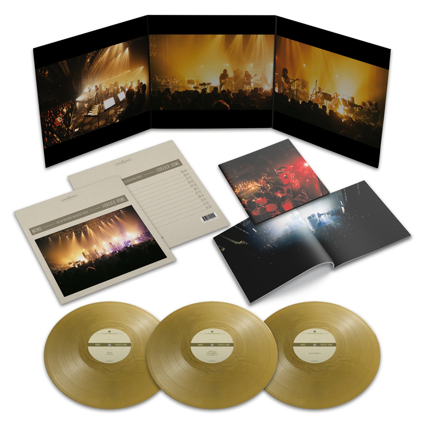 MONO - Forever Home: Live in Japan with Orchestra PITREZA - 3LP Metallic Gold Vinyl