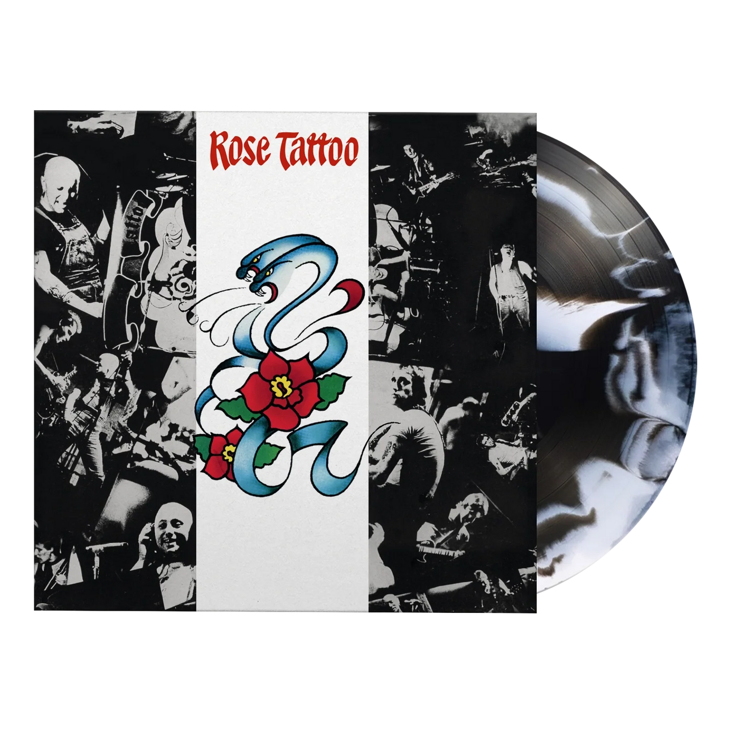 Rose Tattoo - Rose Tattoo - Limited, Numbered, White & Black Swirl Vinyl