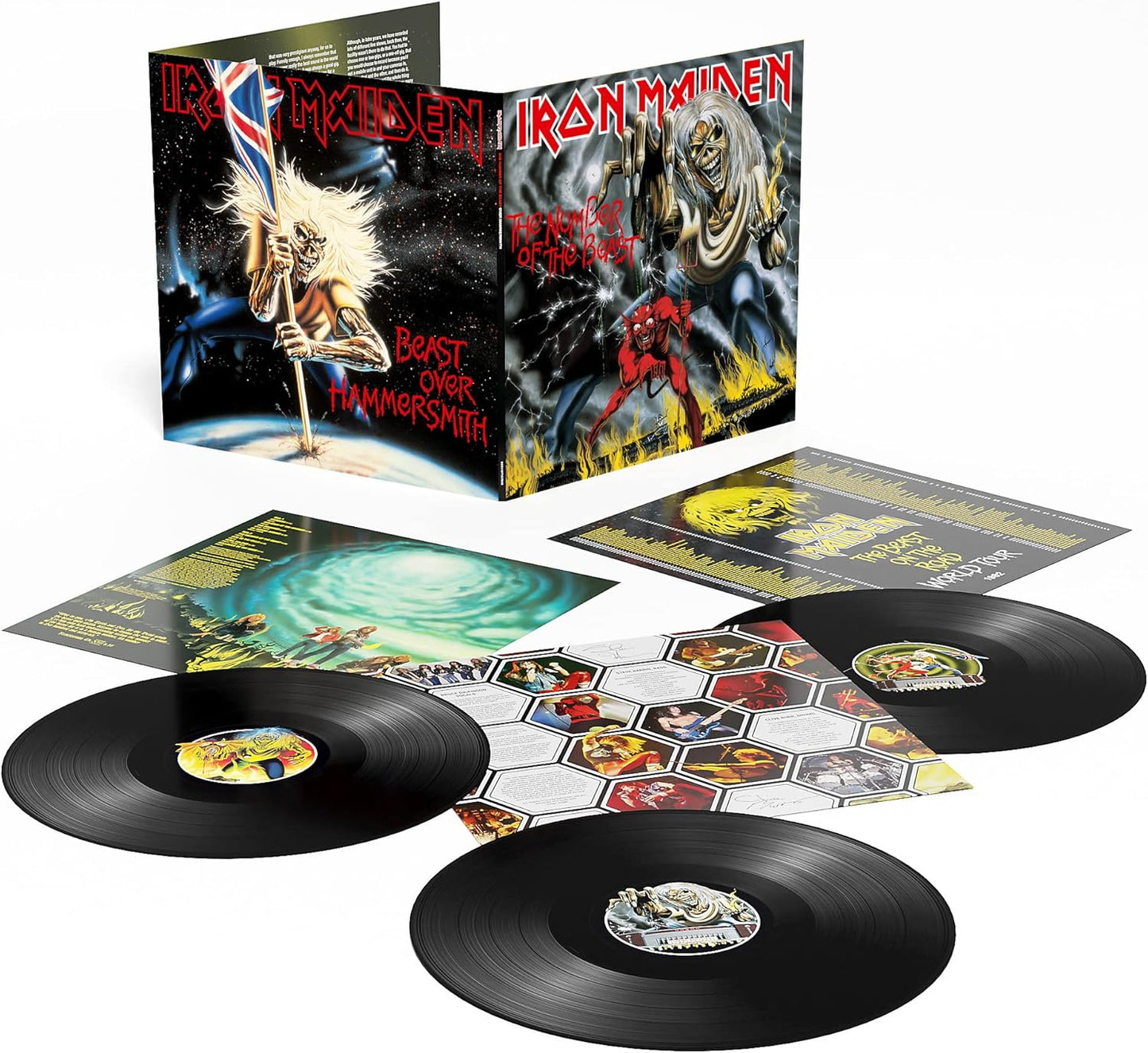 Iron Maiden - The Number of The Beast Plus Beast Over Hammersmith - 3LP Vinyl Set