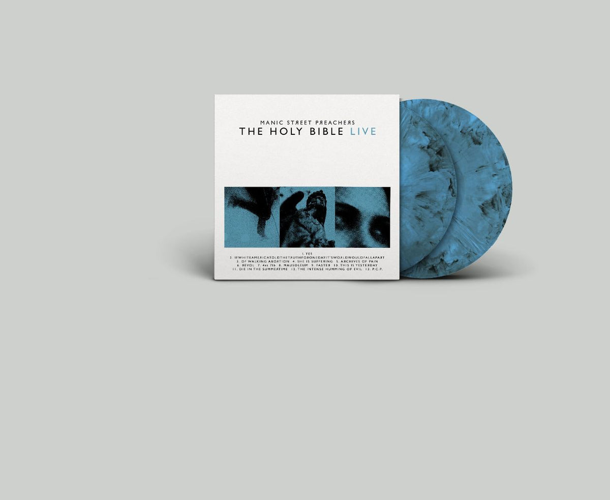 Manic Street Preachers - The Holy Bible Live - 2LP Blue Marbled Vinyl