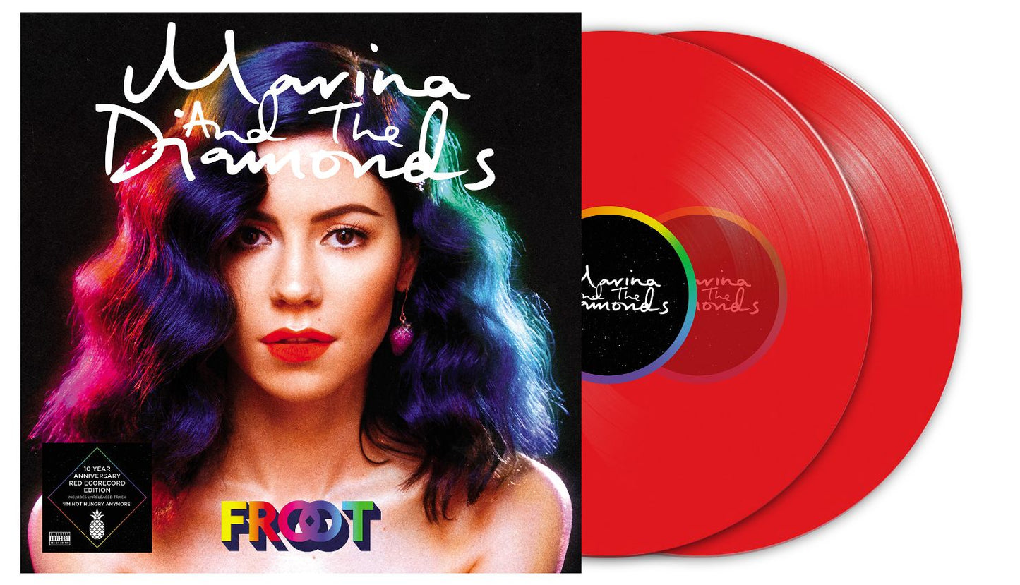 Marina and The Diamonds - Froot (10 Year Anniversary) 2LP Red Vinyl
