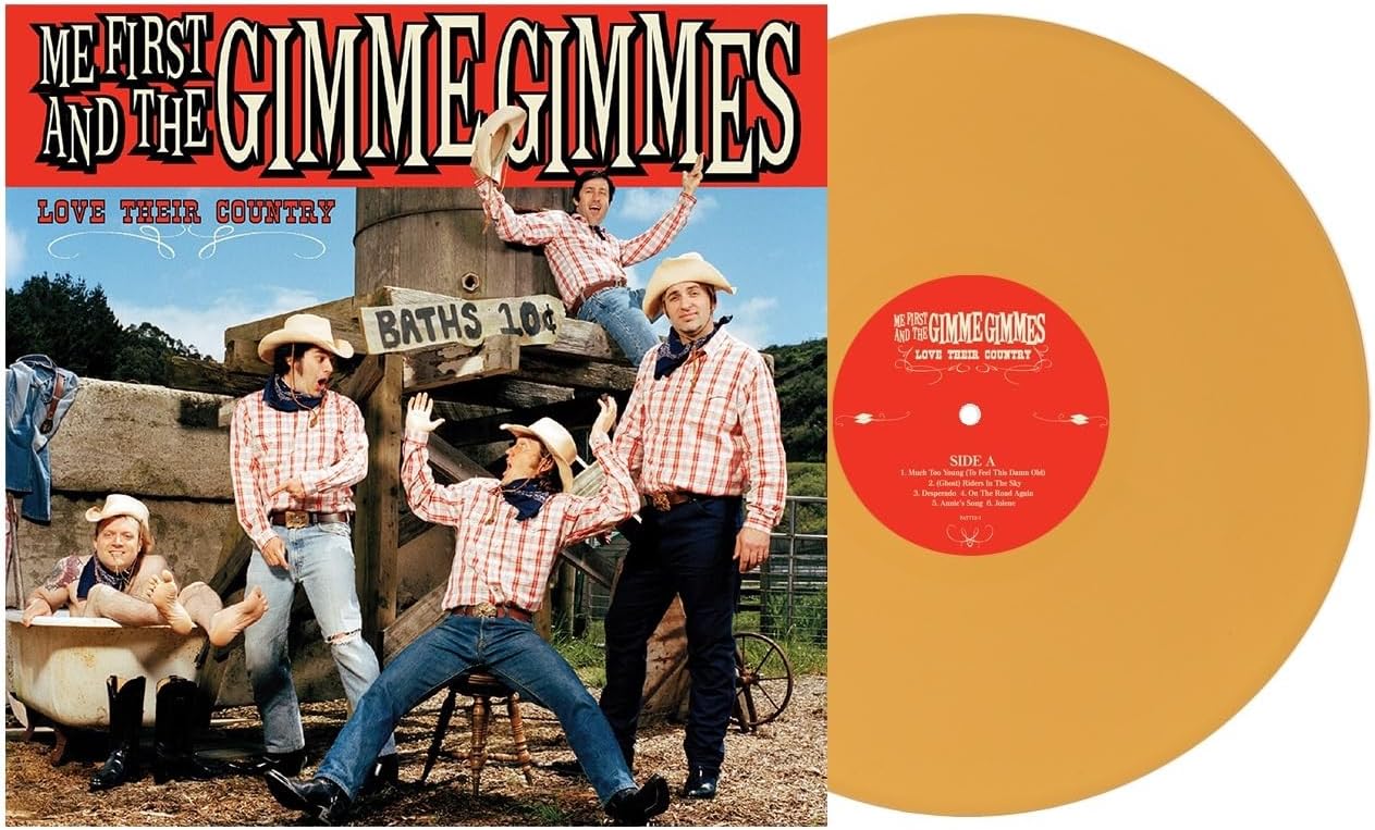 Me First and the Gimme Gimmes - Love Their Country - Mustard Vinyl