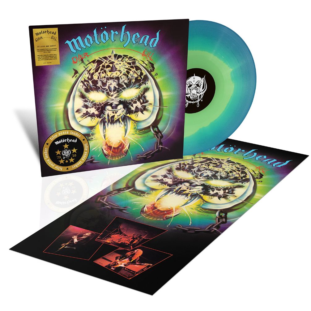 Motorhead - Overkill - 50th Anniversary, Half Speed Mastered Coloured Vinyl