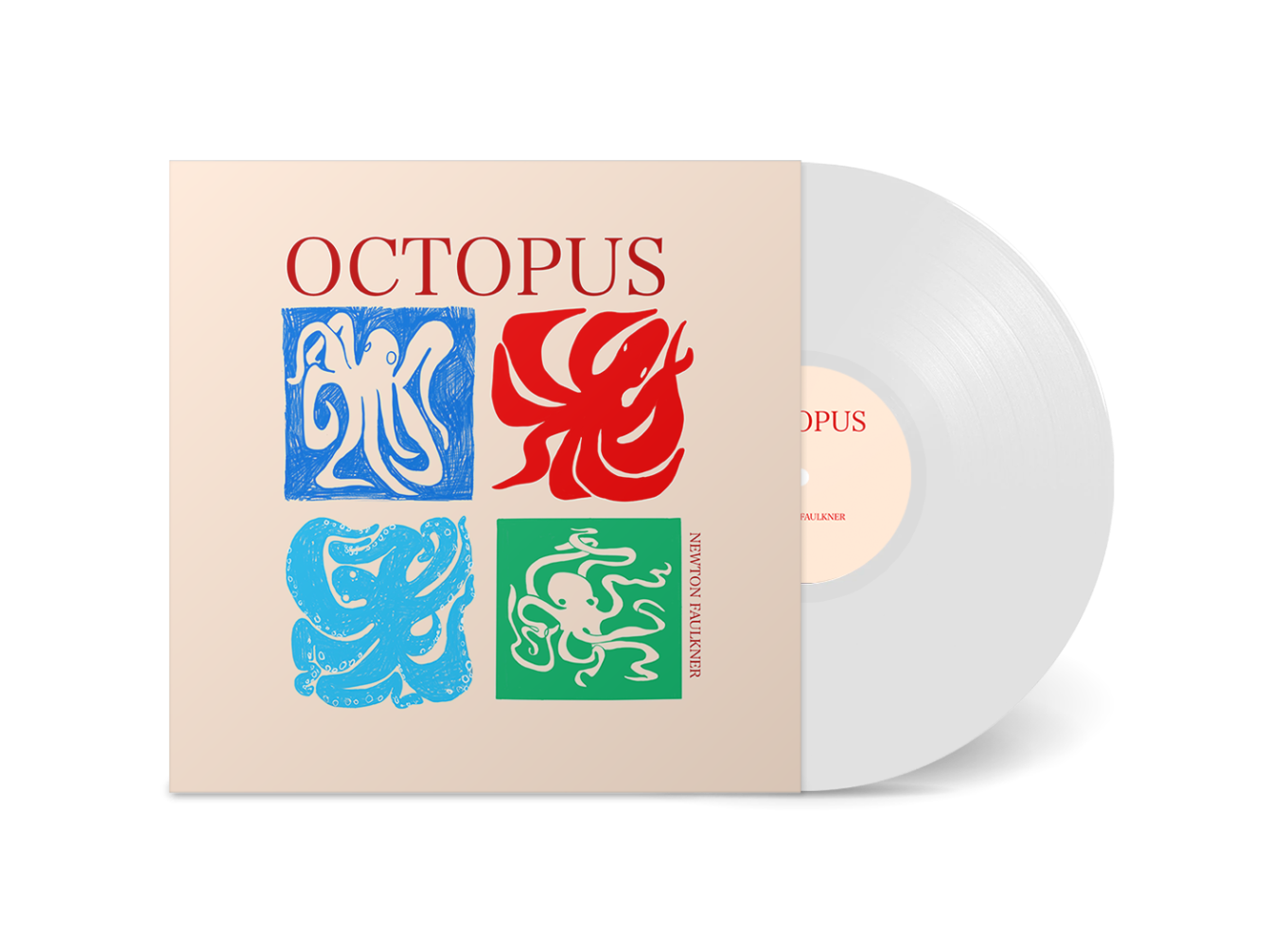 Newton Faulkner - OCTOPUS - White Vinyl