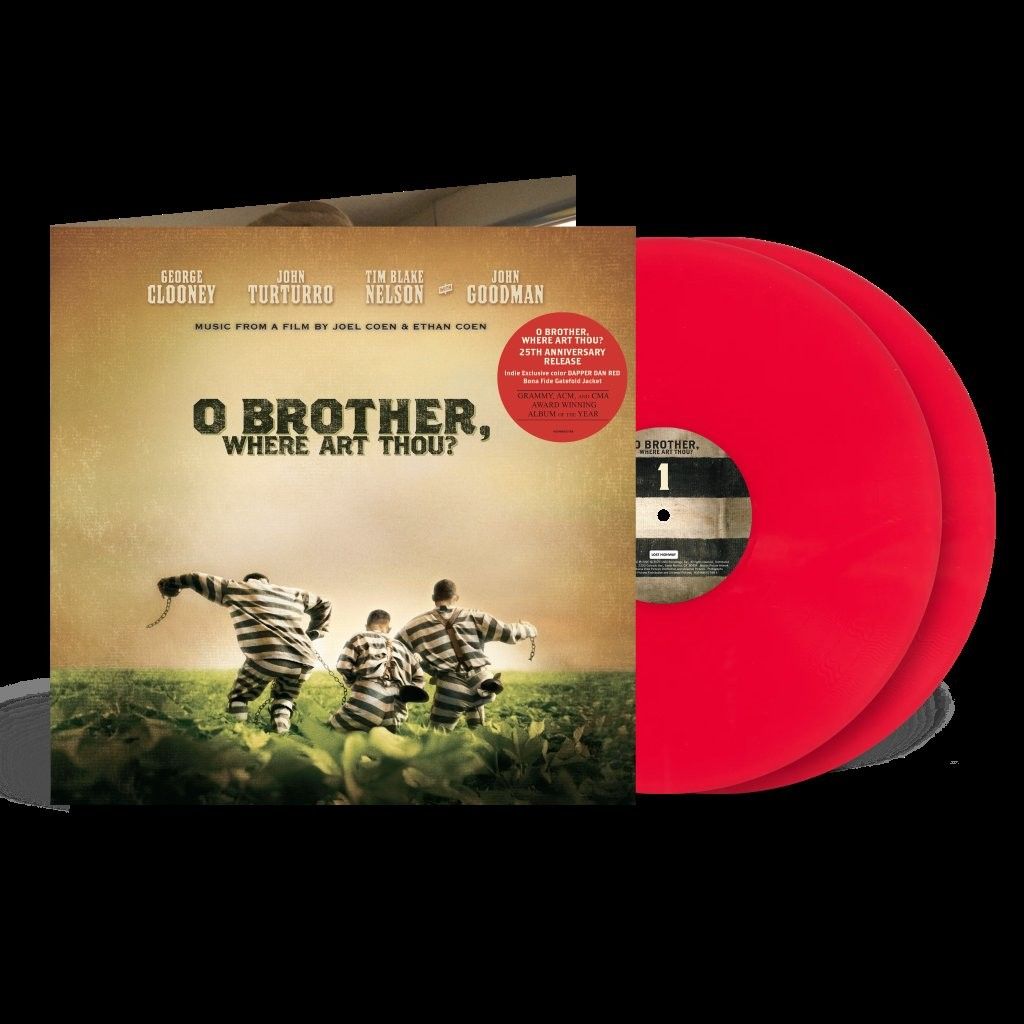 O Brother, Where Art Thou? Soundtrack (25 Year Anniversary Edition) 2LP Red Vinyl